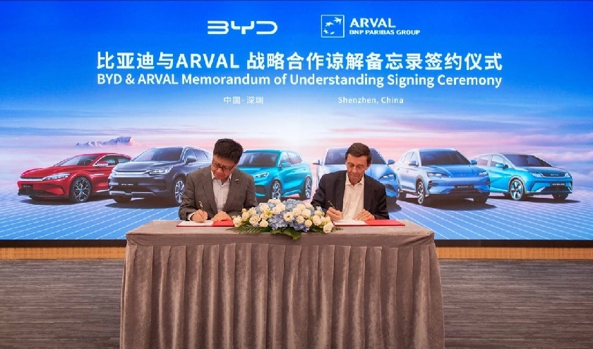 BYD potpisao memorandum o strateškoj saradnji sa Arvalom
